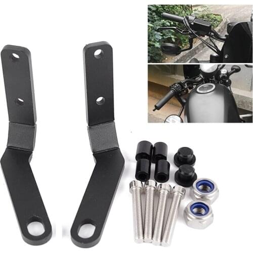 Motorcycle Handlebar Rear View Side Mirror Spotlight Bracket for Honda Rebel 500 300 CMX300 CMX500 2019 2020 2021
