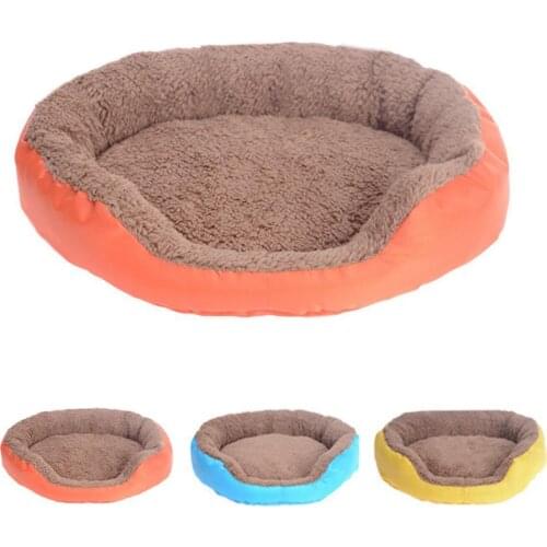Pet Cat Dog Bed Round Autumn Winter Warm Small Medium-Sized Candy Color Nest