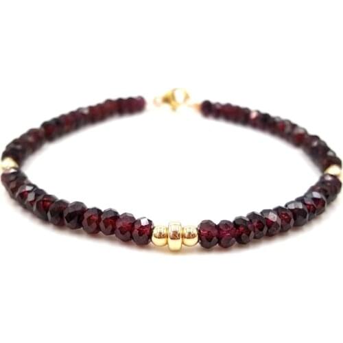 Lii Ji Garnet Peridot Tanzanite Natural Gemstone 925 Sterling Silver Gold Plated Sparkling Delicate Jewelry