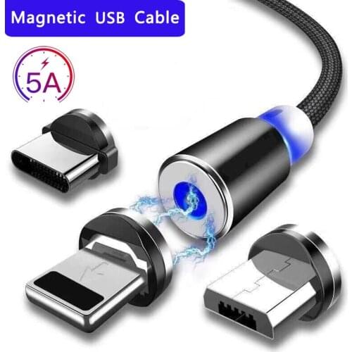 Magnetic USB Cable For Fast Charging Magnetic Force Line Suitable For IPhone Android phone