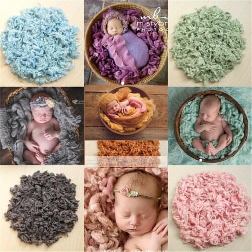 Newborn Photography Background Props Pure Wool Filler Blanket Studio Photos Aided Modeling Baby Shows
