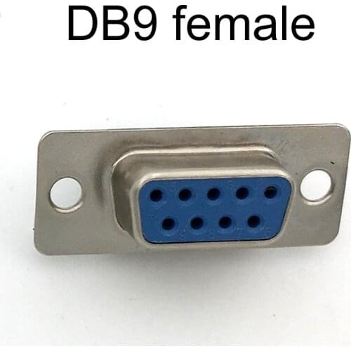 10pcs/lot Computer DB9 DR9 Female Male to Solder Type Adapter Connector