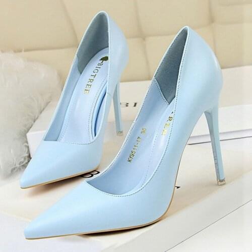 BIGTREE Shoes Heels 2020 New Woman Pumps Fashion High Heels Shoes Women Office Shoe Sexy Party Shoes Stiletto Lady Plus Size 43