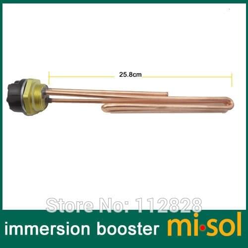 1 pcs of 1500W 1.25" (BSP, DN32) 110V Electrical immersion element booster, with thermostat
