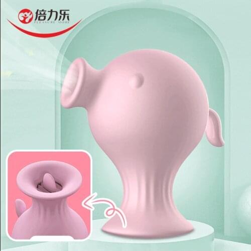 Pea Sucking & Licking G-Spot Vibrator 7 Modes Clitoris Sucker Vagina Stimulator Female Masturbation Massager Adult Sex Toy Women