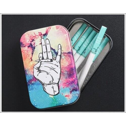 1pc Tobacco Weed Storage Box Portable Moisture Sealing Cigar Humidor Rolling Paper Box Cigarette Case Smoking Accessories