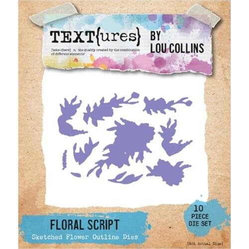 CH 2021 New Arrival SKETCHED FLOWER OUTLINE SET Stitched Metal Cutting Dies 3D DIY Scrapbooking Carbon Sharp Craft Die Photo