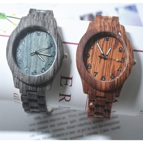 Women Wristwatches Round Dial Fashion Simple Lady Imitation Wood Quartz Watch For Female Analog Quartz Wrist Watches Relogio