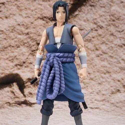 Uchiha Sasuke NARUTO SHF Action Figure Movable Shippuden Model Toys 14cm