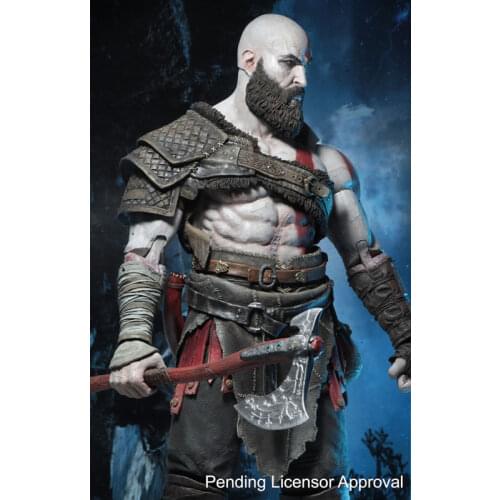 NECA Action Figure God of War Kratos 4 Father and Son Version 7-Inch Movable Multi-Accessory Doll Toy Funny Gift