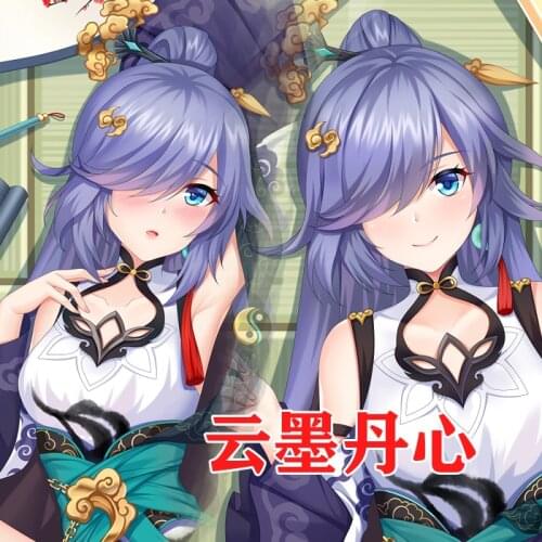 Game Honkai Impact 3 Fu Hua Dakimakura Hugging Body Pillow Case Japanese Otaku BL Pillowcase Cushion Cover Decor Xmas Gift YMGF