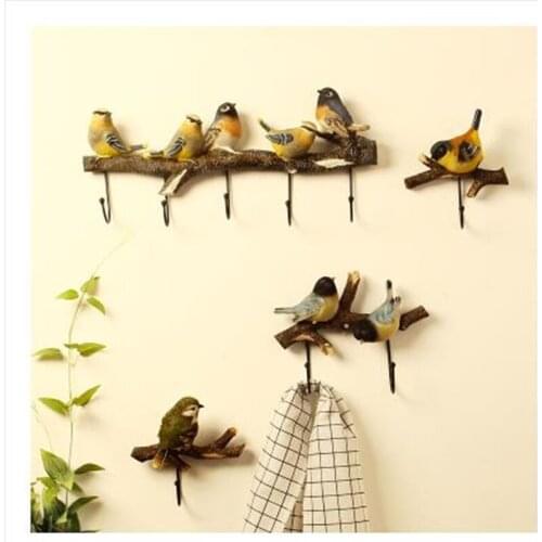 Beautiful wall bird, hanging crafts, creative wall hangings, home office decoration, can be used as a hook