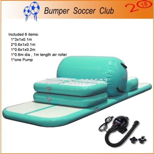 Inflatable Air Track A Set(6 Pieces) Air Tumbling Mat Gym Air Mat Inflatable Airtrack For Sale