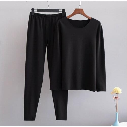 Winter new mens thermal underwear plus plush mens long Johns set WD004