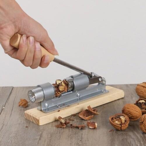 Manual Stainless Steel Nut Cracker Mechanical Sheller Walnut Nutcracker Fast Opener Kitchen Tools Fruits And Vegetables