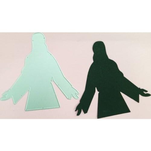 Hemere Metal Cutting Dies Cute Believer frame DIY Scrapbooking Craft Embossing Die Cut Making Card Stencil Template 2019 New