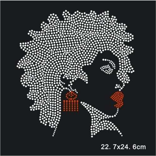 Rhinestone Hotfix Designs Motif Rhinestones Custom Crystal Decoration Fabric Stickers 10Pieces/lot DIY Clothing Accessories