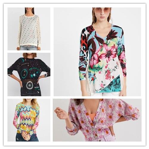 Spanish DEG Knitted Sweaters in Spring And Autumn in