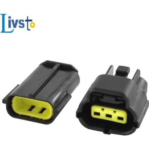 3 Pin Way AMP 1.8seriesAuto Waterproof Wire Connector Car Sealed Truck Denso Female Male Socket Plug 174359-2 174357-2