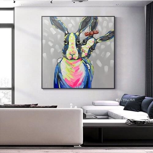 100% Hand Painted Oil Paiting Canvas Wall Art for Living Room Modern Art Decor Your Home Stretched Ready to hang 10