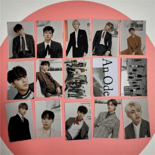 16pcs/set Kpop SEVENTEEN photocard New album An Ode HD Photo K-pop seventeen lomo card new arrivals for fans collection
