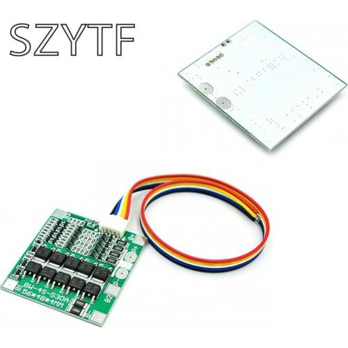 4 string 14.8V 16. Protection board 30A discharge with equalization 18650 battery protection board