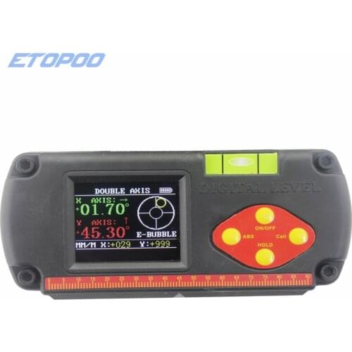 Digital Protractor Inclinometer Dual Axis Level measure box Angle ruler Elevation meter DAX digital level