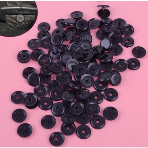 DWCX 50 Sets Universal Car Safety Seat Belt Stopper Spacing Limit Buckle Fastener Clip Retainer Seatbelt Stop Button Tools