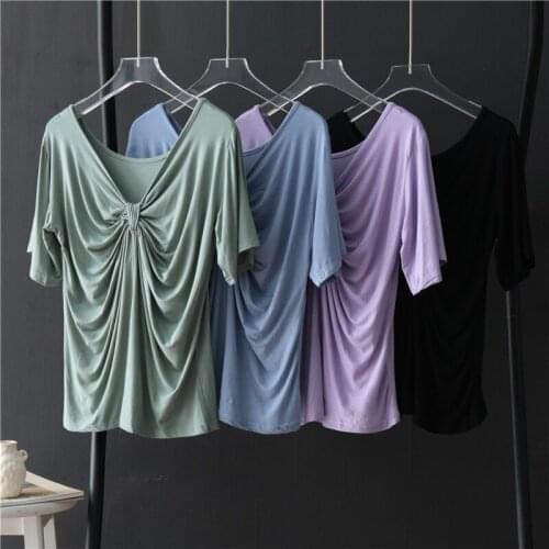 Plus size elegant temperament women knitted pleated modal cotton tops blouse 5XL 6XL office lady basic shirts big size clothes