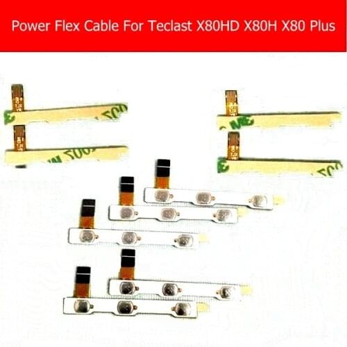 Power & Volume Flex Cable For Teclast X80H Power &Volume switch button Flex Cable For Teclast X80HD X80 plus side key Flex cable