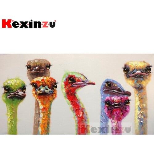 Kexinzu 5d diamond painting full Square/Round-Toucan-diamond embroidery rhinestone DIY mosaic Cross Stitch 3D Home Decor Y461