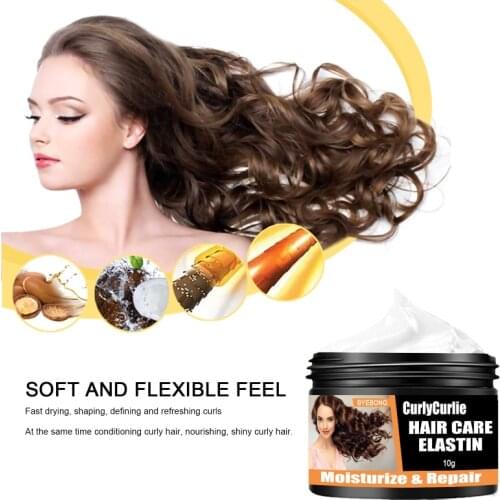 Hair Styling Waxes Hair Treatment Mask Curly Hair Lofting Cream Repairs Damaged Roots And Nourishes Keratin Hair And Scalp TSLM1