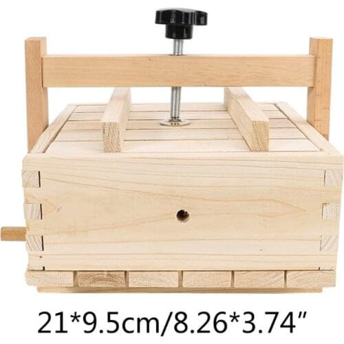 Multifunction Manual Tofu Cheese Maker Press Natural Wooden Durable Utensils 37MF