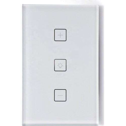 Mobile Remote Control Smart Life US Standard 120mm Smart WiFi Touch Wall Dimmer Switch