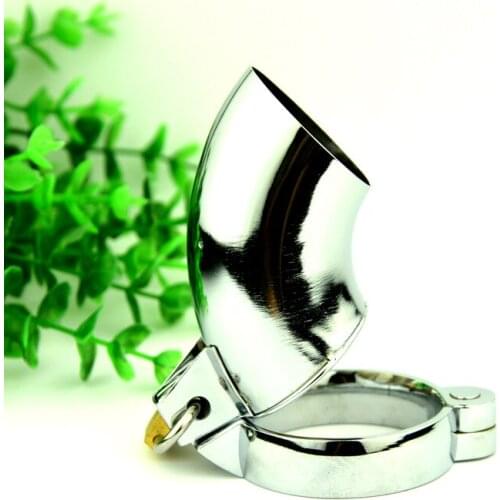 Male Stainless Steel Cock Cage With Penis Barbed Ring Chastity Device Adult Belt With Stealth New Lock Sex Toys Restraint Ring