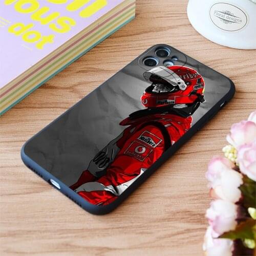 For iPhone Schumacher Print Soft Matt Apple iPhone Case 6 7 8 11 12 Plus Pro X XR XS MAX SE
