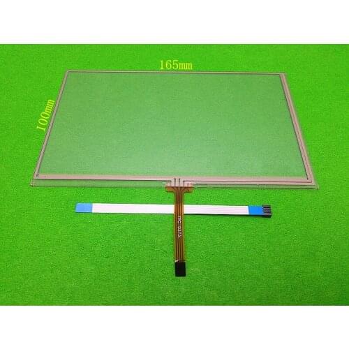 Original 7" inch 4 wire 165x100mm Resistive Touch Screen Panel 165*100mm touch screen digitizer panel middle line free shipping