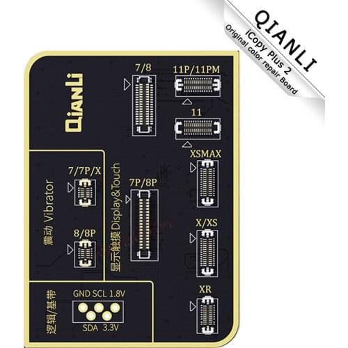 Qianli icopy original color repair data line detection headset detection battery detection panel, suitable for iPhone