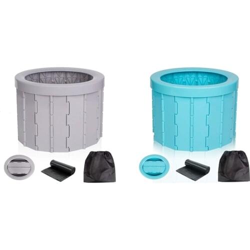 Portable Folding Toilet Porta Potty Car Toilet Camping Toilet for Travel Toilet Seat for Camping Hiking Beach