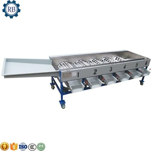 Professional lemon classifier machine lemon/orange sorter machine round fruit drum type sorting and grading machine