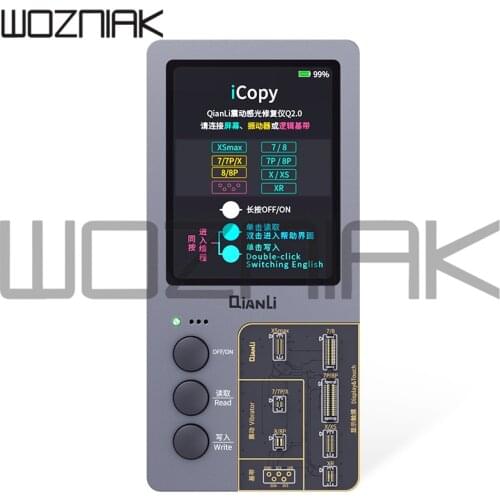 Qianli iCopy2 LCD Screen EEPROM Photosensitive Vibrator Read-Write Recover Programmer For iPhone 7/8G/8P/X/XS/MAX