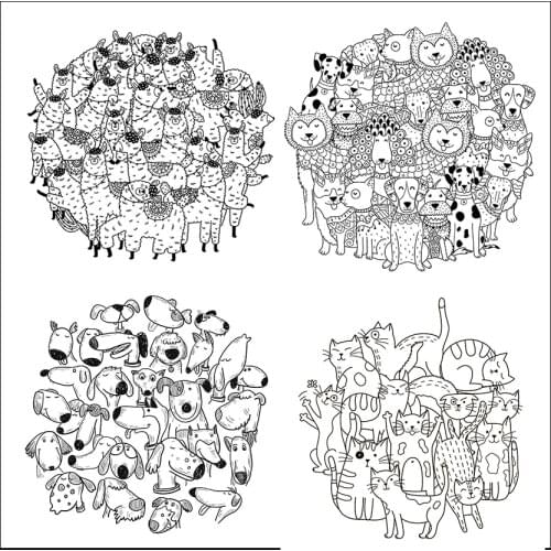 Lovely Animals Rubber Clear Stamps and NEW 2020 For DIY Scrapbooking/Album Card Make Decorative Rubber Stamp Craft