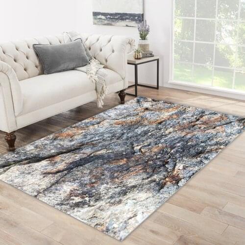 Grey blue color rock look grey blue patterned carpet modern carpet living room carpet free shipping soft