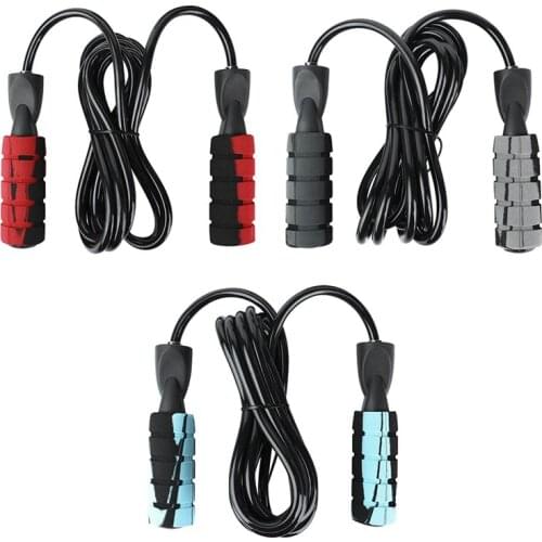 Jump Skipping Ropes Cable Steel Adjustable Fast Speed Handle Jump Ropes Training Boxing Sports Sports Lose Weight Exercises