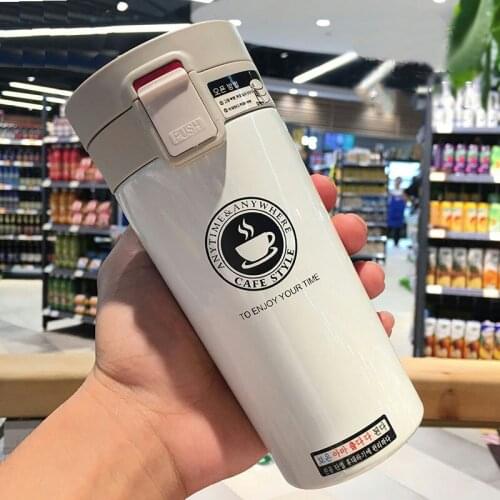 Thermos Coffee cups Tumbler Vacuum Flask bottle Mug Double Wall Stainless Steelthermo Tea mug Travel thermos mug office home