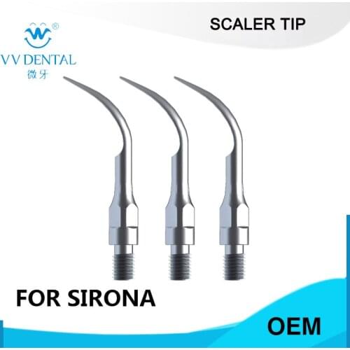 3pcs GS1, dental Ultrasonic Scaler Tips for Scaling, Supragingival scaling Tip Fit SIRONA For Teeth Whitening