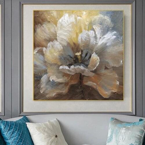 Abstract Flower Art Oil Painting Wall Art Frameless Painting Decoration Living Room Home Decoration Gifts On Canvas