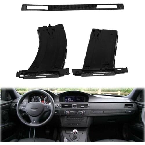 Car Left & Right Cup Holder Set with Trim Panel for-BMW E90 E91 E92 E93 2005-2012 51459173469 51459173463