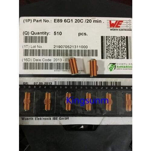 Free shipping 10pcs E89 6G1 20C /20 min 2.8UH 10A E896G SMD 3X15MM bar