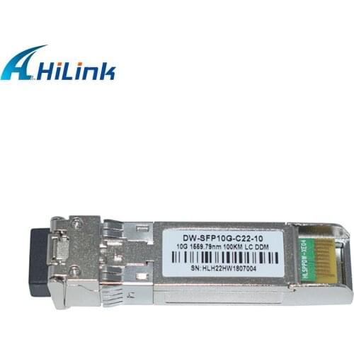 Free Shipping! 10G Base CH17 to CH61 DWDM SFP+ 100km 100GHz Dual LC Module